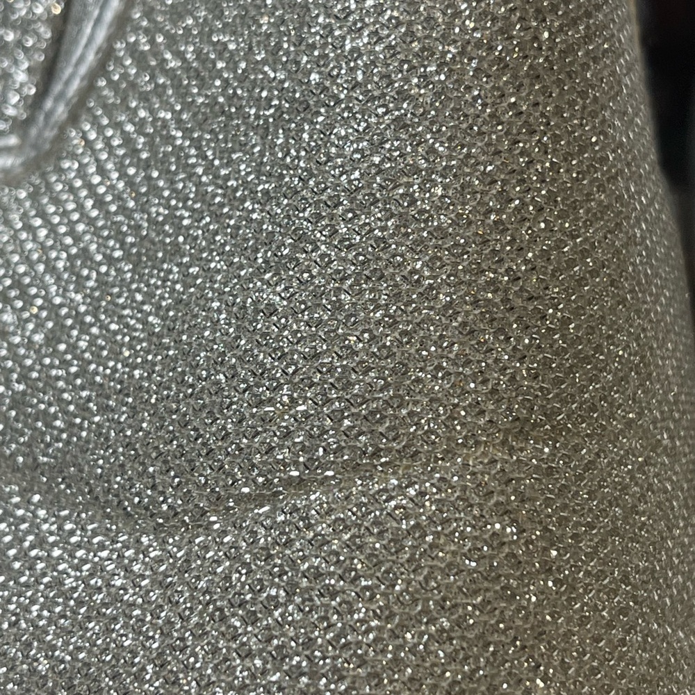 H2K Silver Glitter Sneakers Women's Silver Glitter Slip On Sparkly Tennis Shoes‌ - Picture 2 of 7